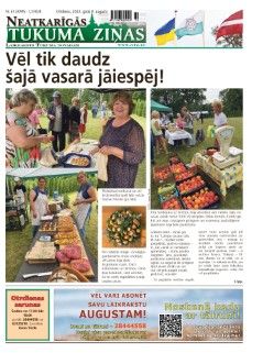 Neatkarīgās Tukuma Ziņas 2022.08.09