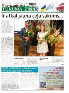 Neatkarīgās Tukuma Ziņas 2022.08.26