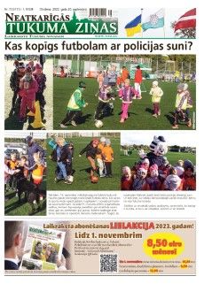 Neatkarīgās Tukuma Ziņas 2022.09.20