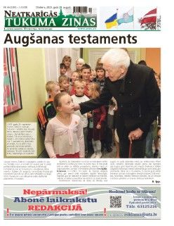 Neatkarīgās Tukuma Ziņas 2023.08.29