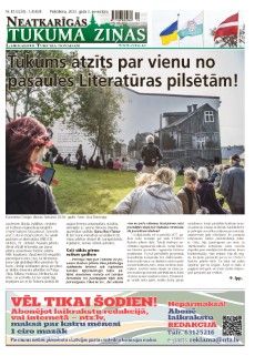 Neatkarīgās Tukuma Ziņas 2023.11.03