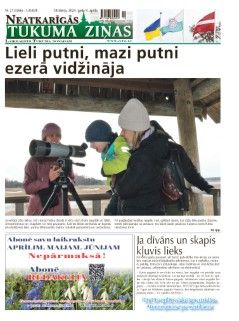 Neatkarīgās Tukuma Ziņas 2024.04.09