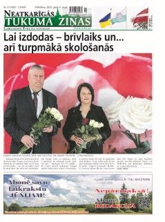 Neatkarīgās Tukuma Ziņas 2024.05.31