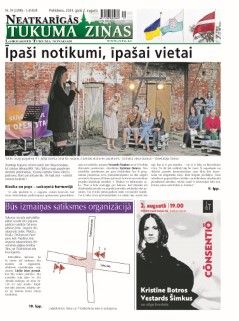 Neatkarīgās Tukuma Ziņas 2024.08.02