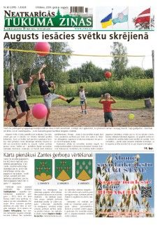 Neatkarīgās Tukuma Ziņas 2024.08.06