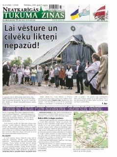 Neatkarīgās Tukuma Ziņas 2024.08.09