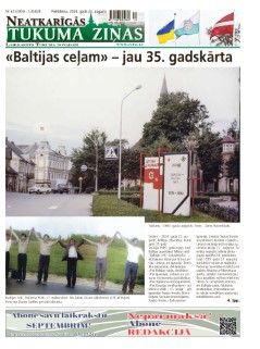 Neatkarīgās Tukuma Ziņas 2024.08.23