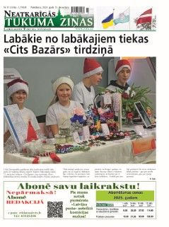 Neatkarīgās Tukuma Ziņas 2024.12.13