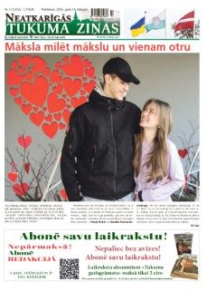 Neatkarīgās Tukuma Ziņas 2025.02.14