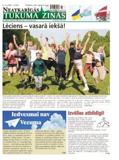 Neatkarīgās Tukuma Ziņas 2025.05.30