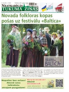 Neatkarīgās Tukuma Ziņas 2025.06.27