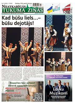 Neatkarīgās Tukuma Ziņas 2026.02.20