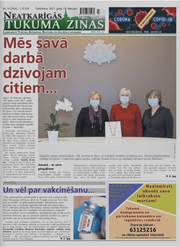 19. februàra laikraksta apskats