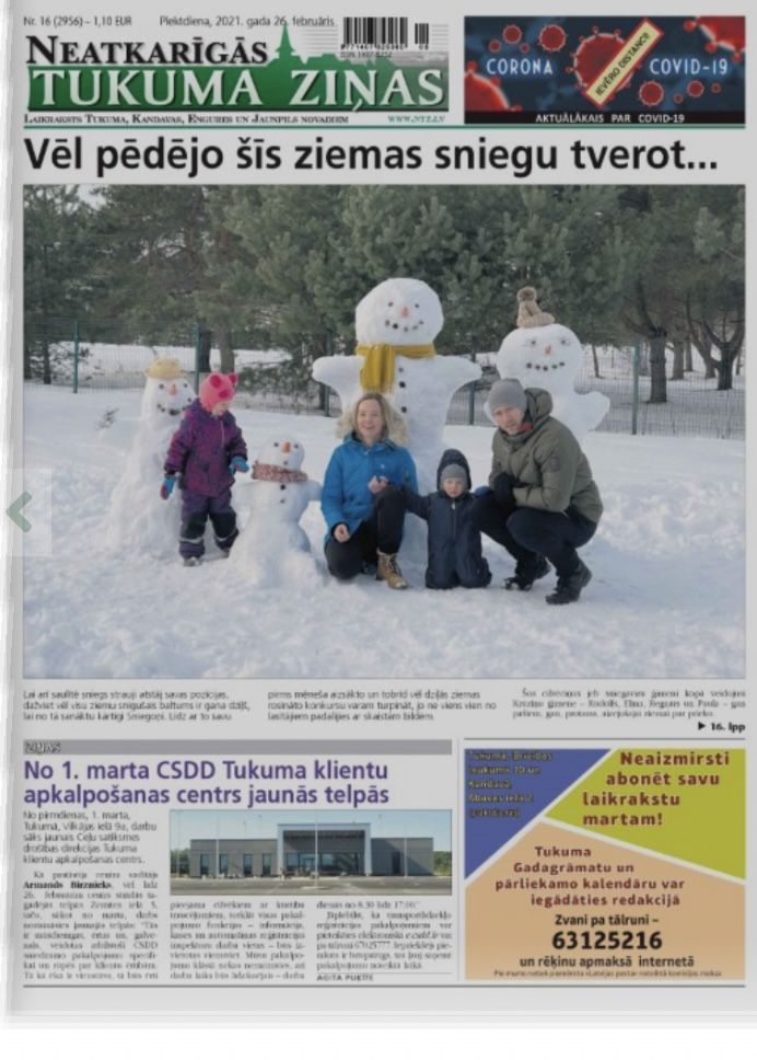 26. februāra laikraksta apskats