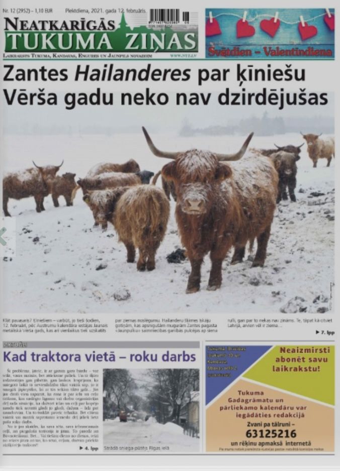 12. februāra laikraksta apskats