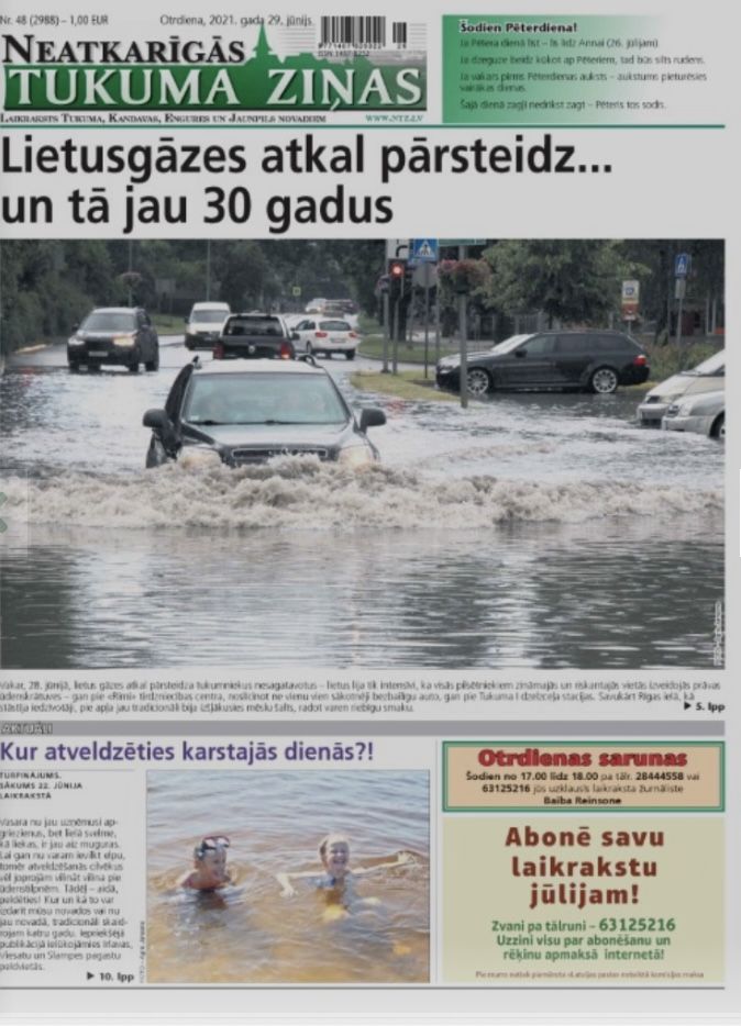 29. jūnija laikraksta apskats
