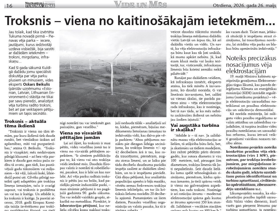 Troksnis – viena no kaitinošākajām ietekmēm... 