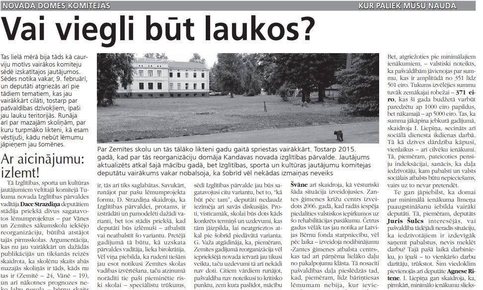 Vai viegli būt laukos? 