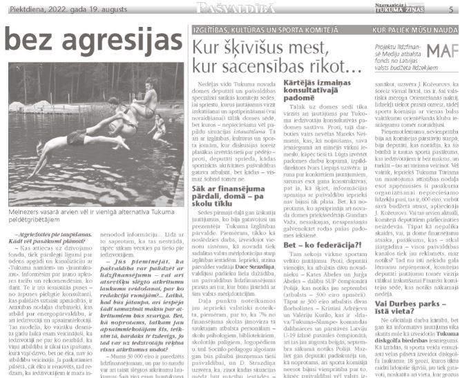 Kur šķīvīšus mest, kur sacensības rīkot…