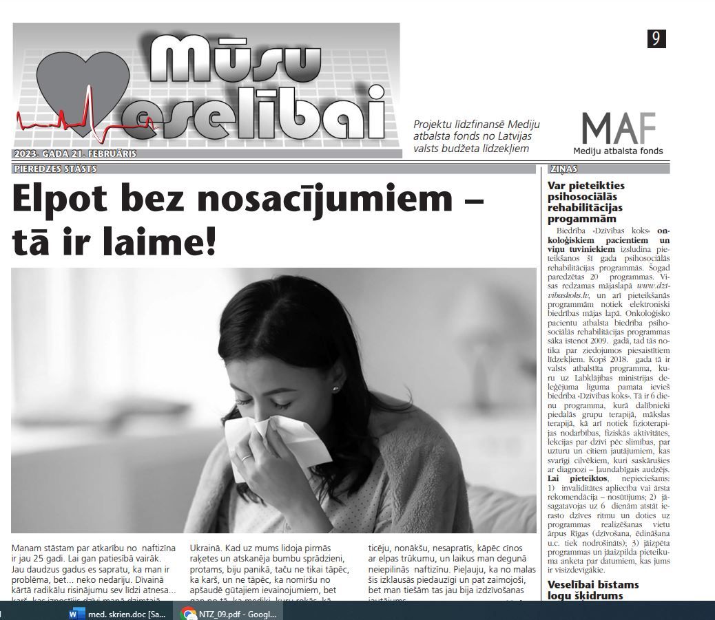 Elpot bez nosacījumiem – tā ir laime!