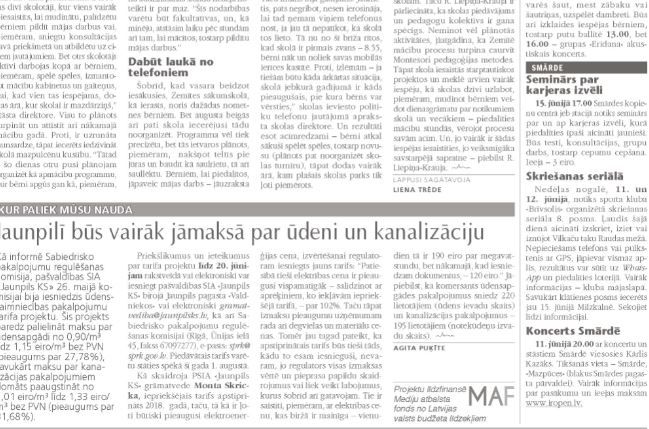 Jaunpilī būs vairāk jāmaksā par ūdeni un kanalizāciju