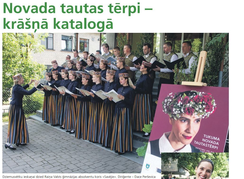 Novada tautas tērpi – krāšņā katalogā