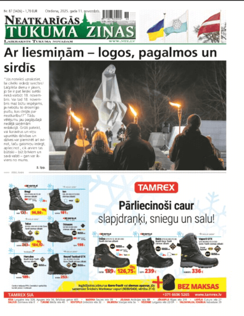 Neatkarīgās Tukuma Ziņas 2025.11.11