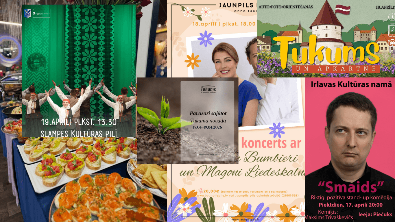 Iegriežam pavasari Tukuma novadā!