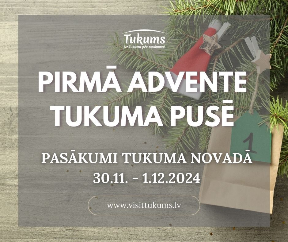 Tērpjam visu svētku rotās! Tukuma apkārtne Ziemassvētku gaidās