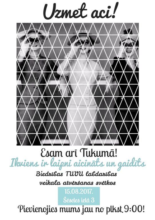 Labdarības veikala «Tuvu» atvēršanas svētki 15. augustā Tukumā