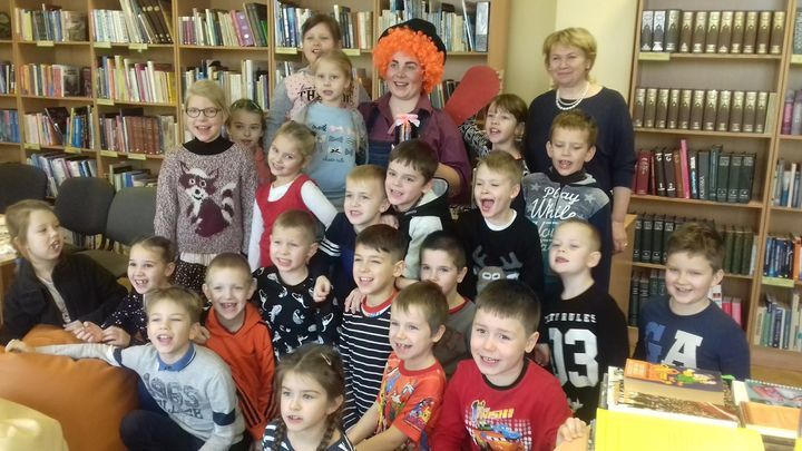 Pasākums bērniem «Kopā ar Karlsonu!» Slampes pagasta bibliotēkā