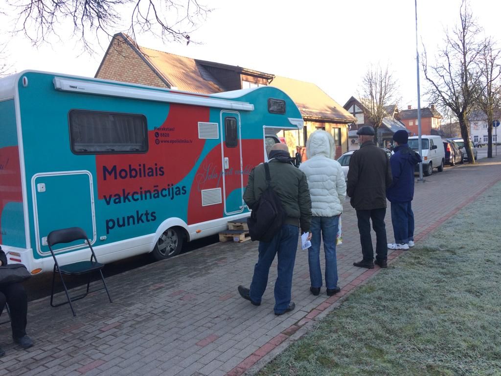 Šodien, 9. novembrī, Tukumā un Engurē piestāj mobilais vakcinācijas punkts