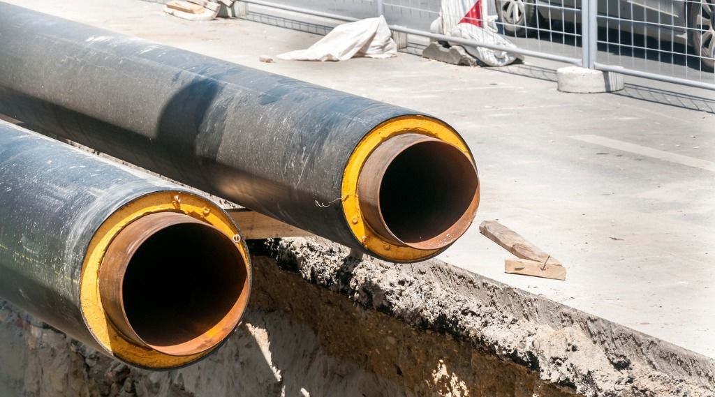 Lapmežciemā – siltumtrases avārija