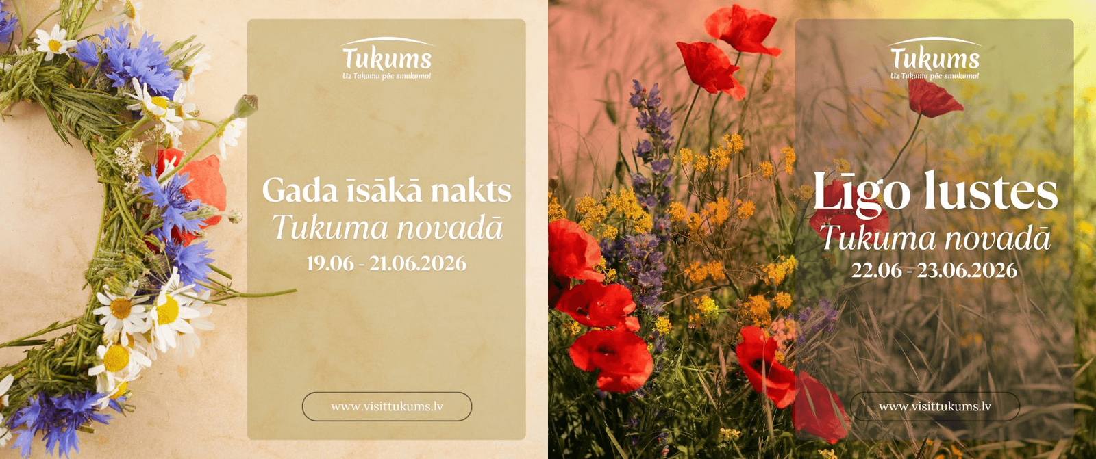 Saulgriežu maģija Tukuma novadā! 