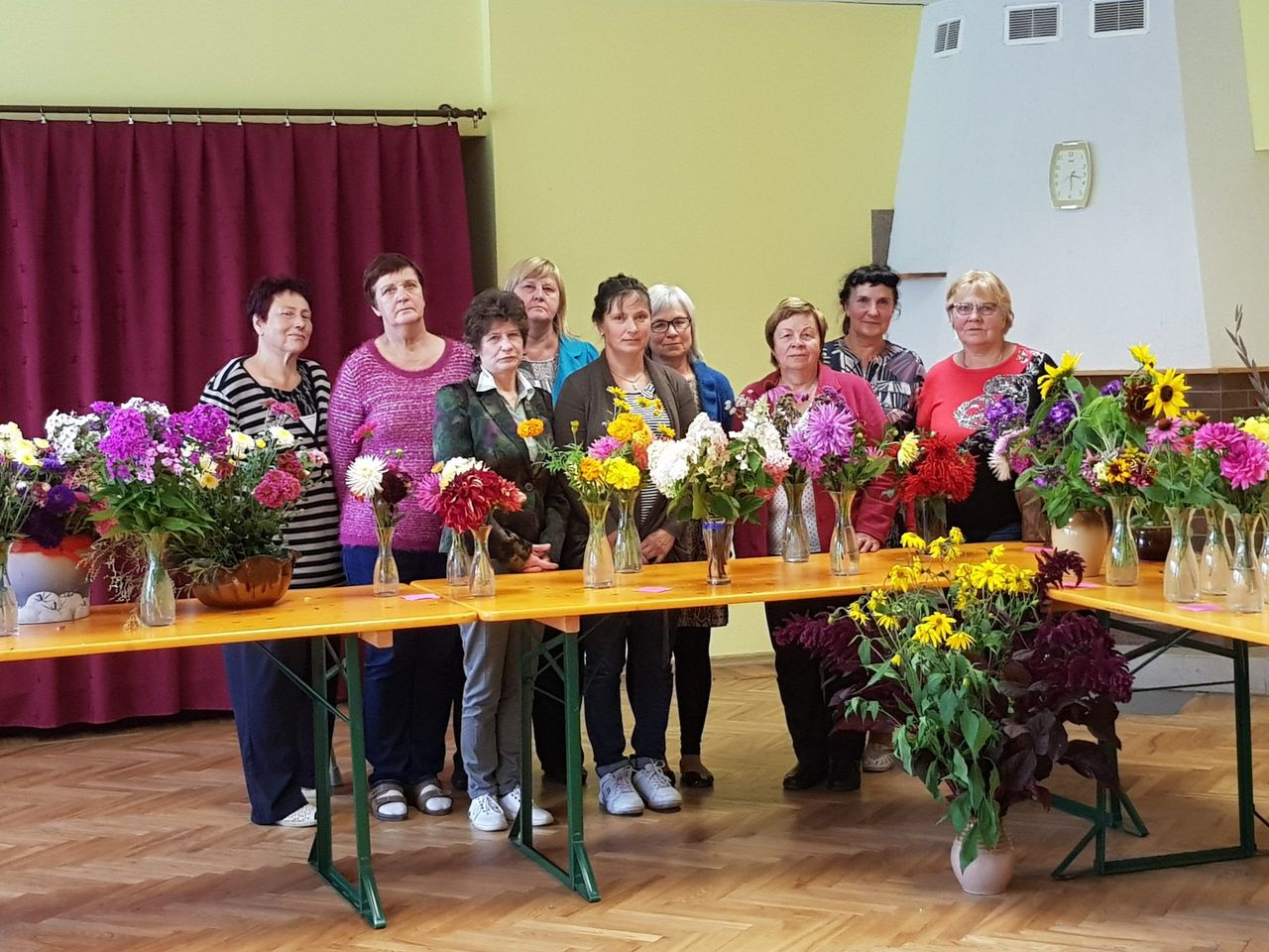 Rudens ziedu izstāde Viesatās