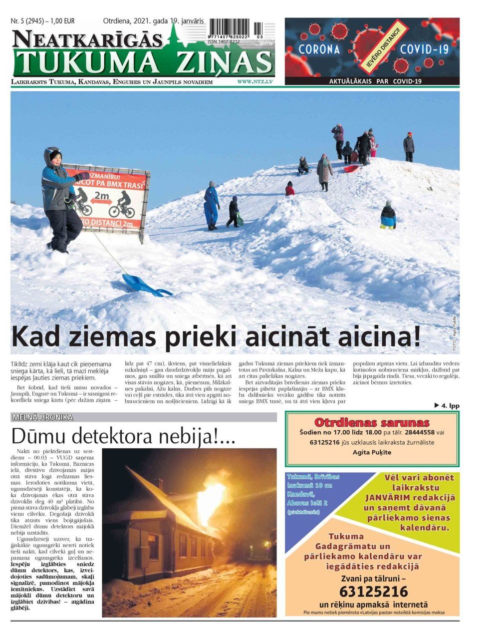 19. janvāra laikraksta apskats