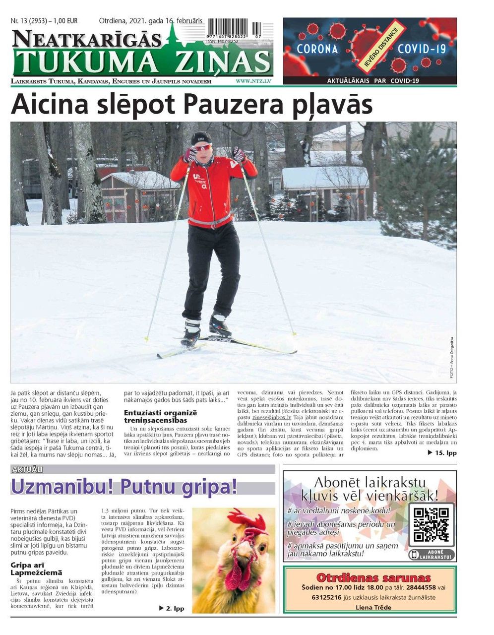 16. februāra laikraksta apskats