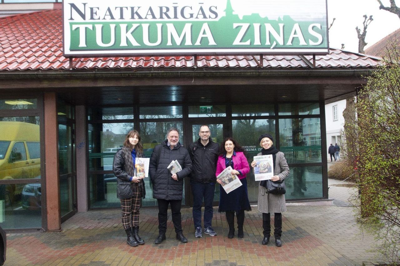 'Neatkarīgo Tukuma Ziņu' redakciju apmeklēja īpašs viesis