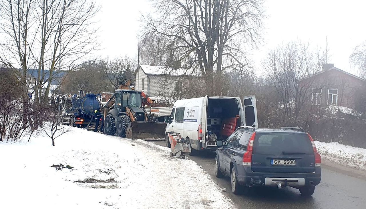 Tukumā – ūdensvada avārija. Slēgta satiksme 