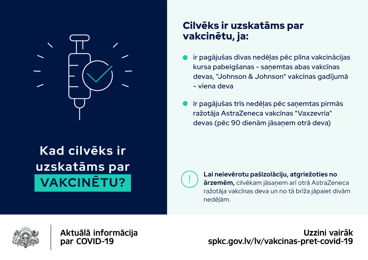 Vakcinētiem cilvēkiem jūnijā būs plašākas iespējas pulcēties