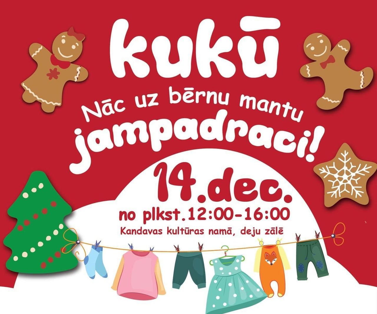 Nedēļas nogalē Kandavā aicina uz bezmaksas bērnu lietu apmaiņu