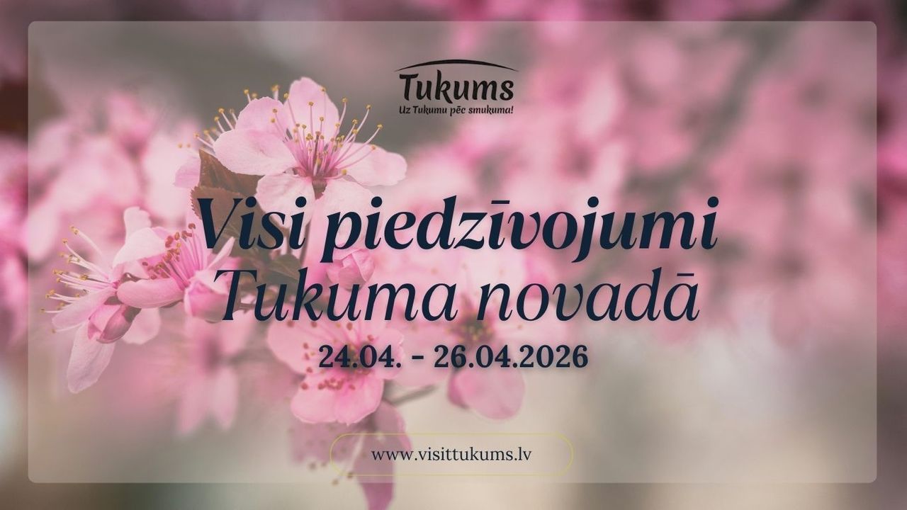 Piedzīvojumu pilna nedēļas nogale Tukuma novadā!