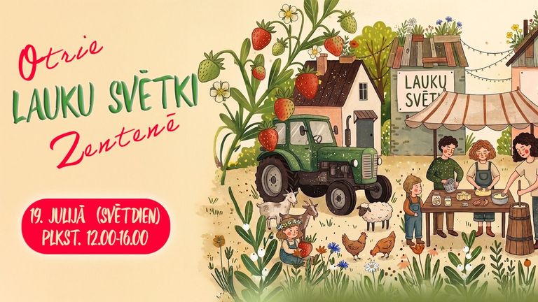 Lauku dienas Zentenē – pasākums visai ģimenei