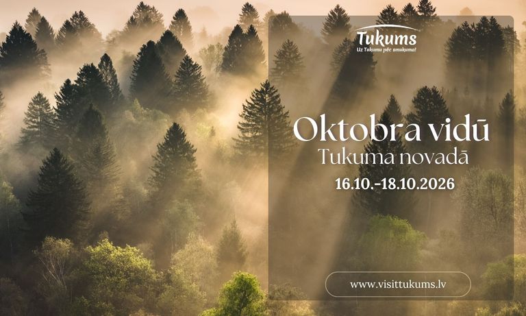 Oktobra vidū – laiks izbaudīt Tukuma novadu!