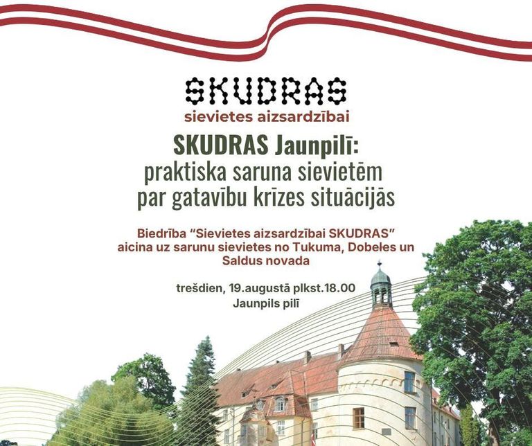 Jau rīt Jaunpilī pasākums sievietēm - kā rīkoties krīzes situācijās?  