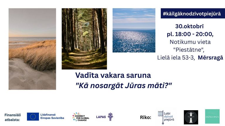Mērsragā runās par kopienas spēku piekrastes aizsardzībā