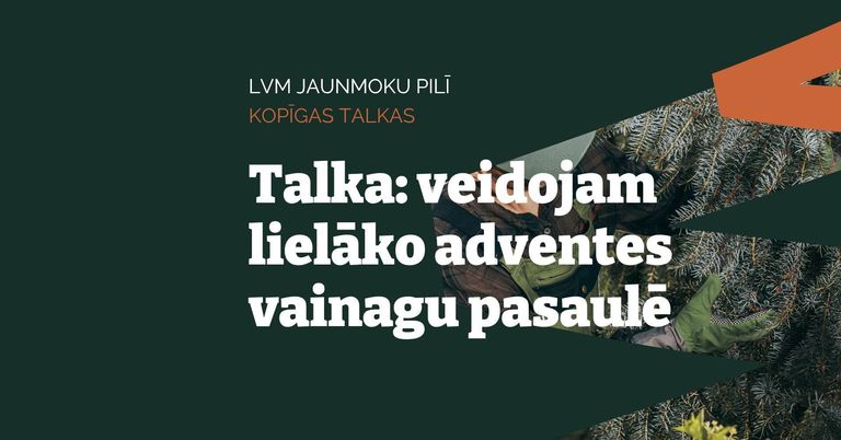 LVM Jaunmoku pils aicina kopā veidot pasaulē lielāko adventes vainagu
