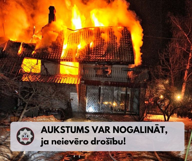 VUGD un NMPD aicina pastiprināti rūpēties par savu un līdzcilvēku drošību