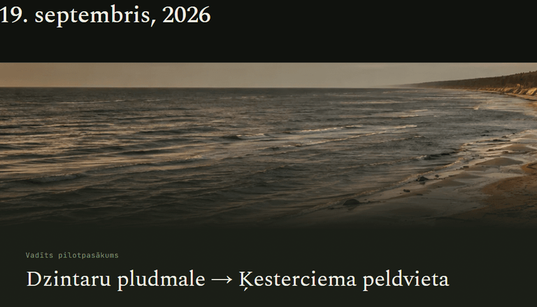 42 kilometri līdz Ķesterciemam