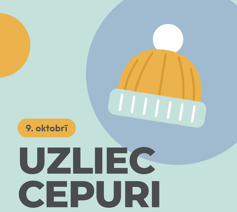 Uzliec cepuri smagi slimu bērnu un viņu ģimeņu atbalstam